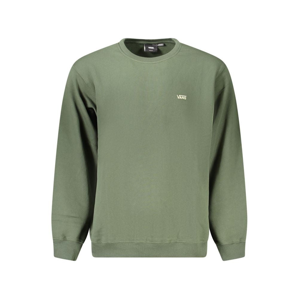Felpa da uomo in cotone verde Vans