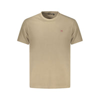 Napapijri T-shirt homme en coton marrone