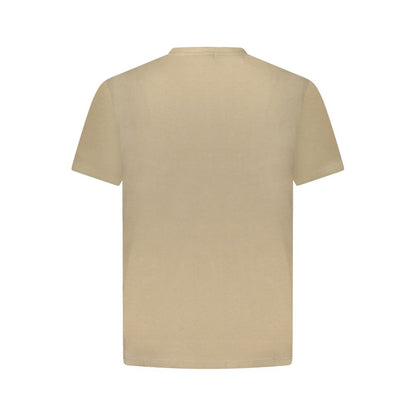 Napapijri T-shirt homme en coton marrone