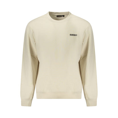 Felpa da uomo in cotone beige Napapijri