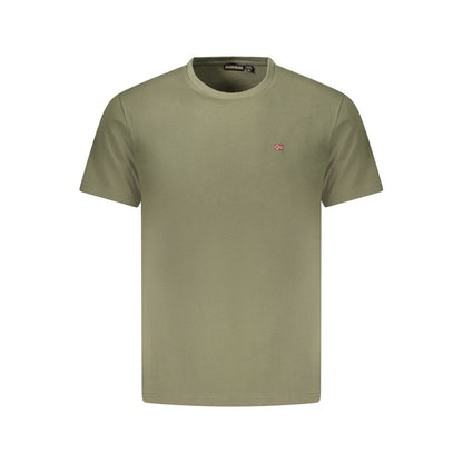 T-shirt da uomo in cotone Napapijri Verde