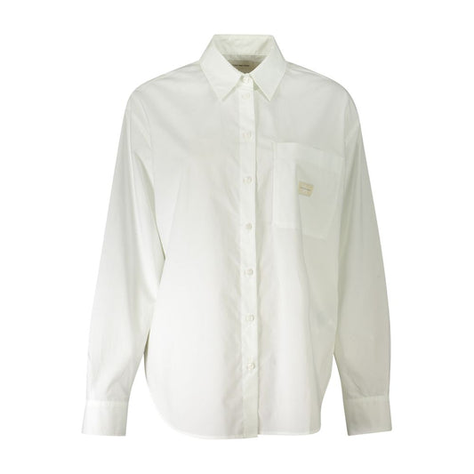 Camicia da donna in cotone bianco Calvin Klein
