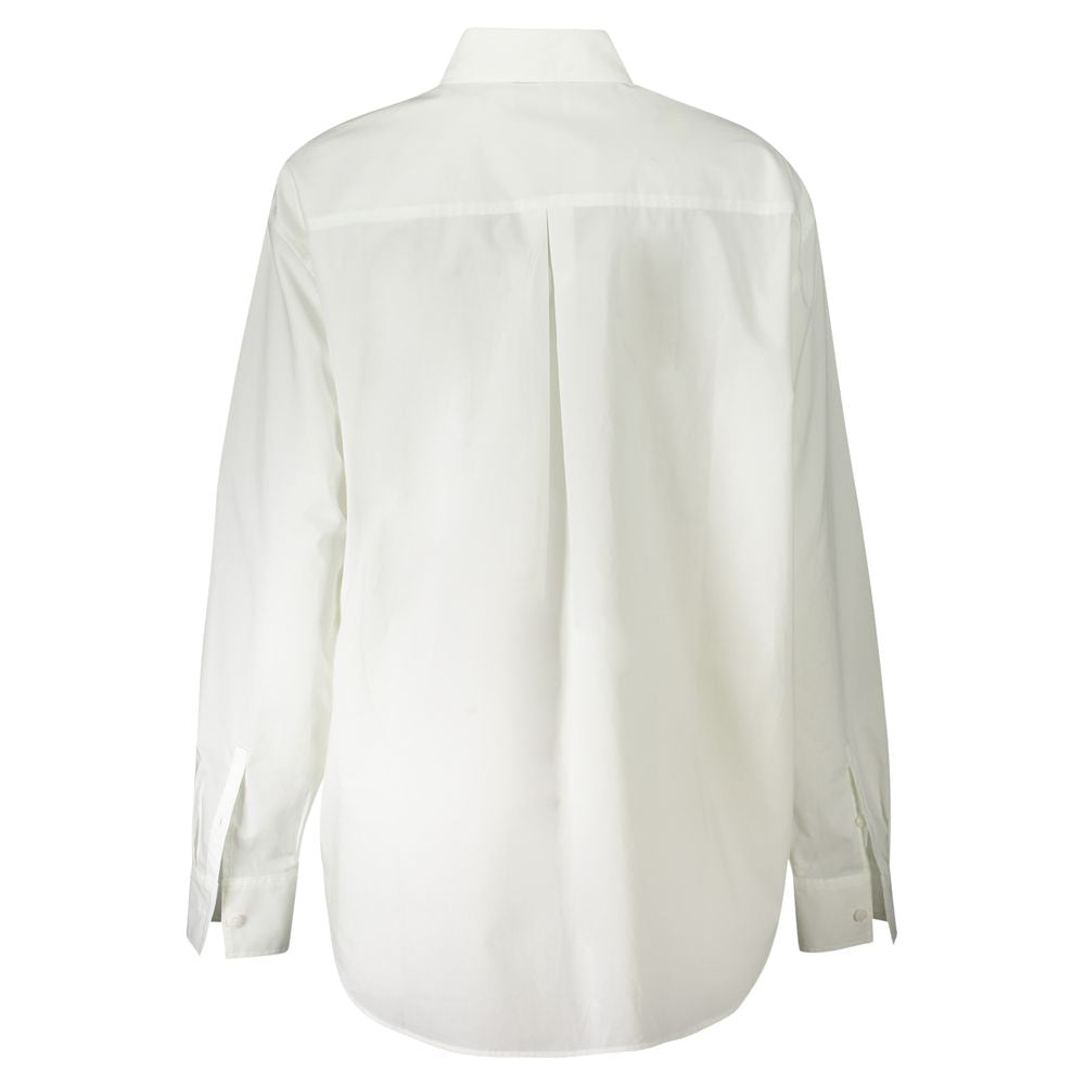 Camicia da donna in cotone bianco Calvin Klein