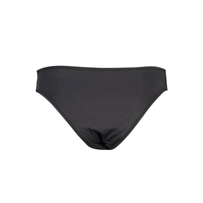 Slip da bagno da donna in poliammide nero Karl Lagerfeld