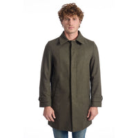 Giacca da uomo in lana verde di lusso Roberto Pepe