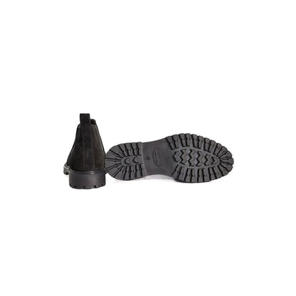 Bottes de luxe Roberto Pepe en cuir de veau noir pour homme