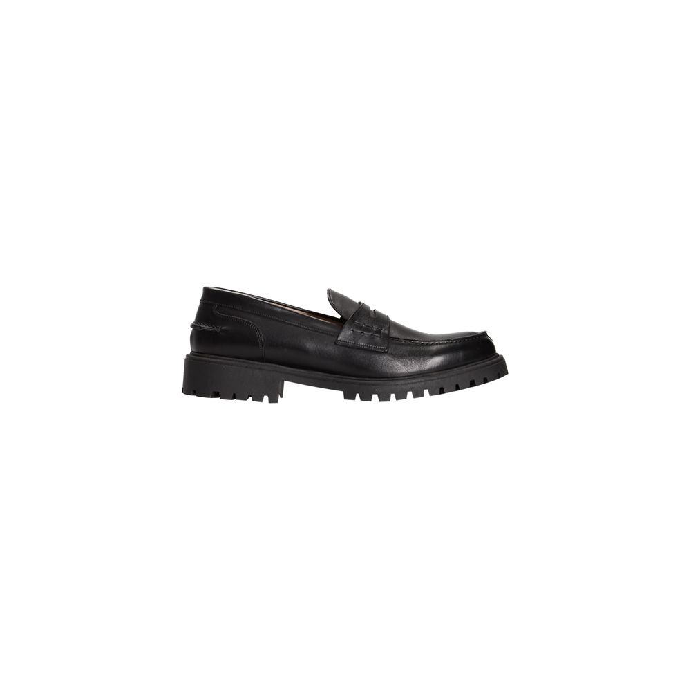 Mocassino da Uomo Roberto Pepe Luxury in Pelle di Vitello Nera