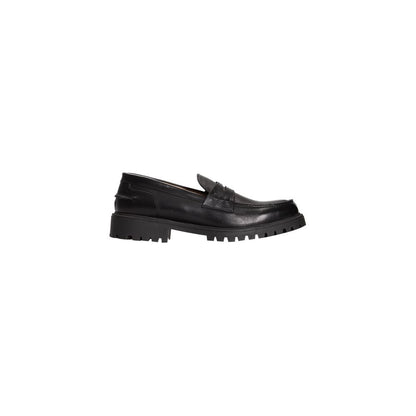 Mocassino da Uomo Roberto Pepe Luxury in Pelle di Vitello Nera