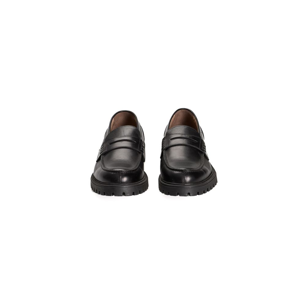Mocassino da Uomo Roberto Pepe Luxury in Pelle di Vitello Nera