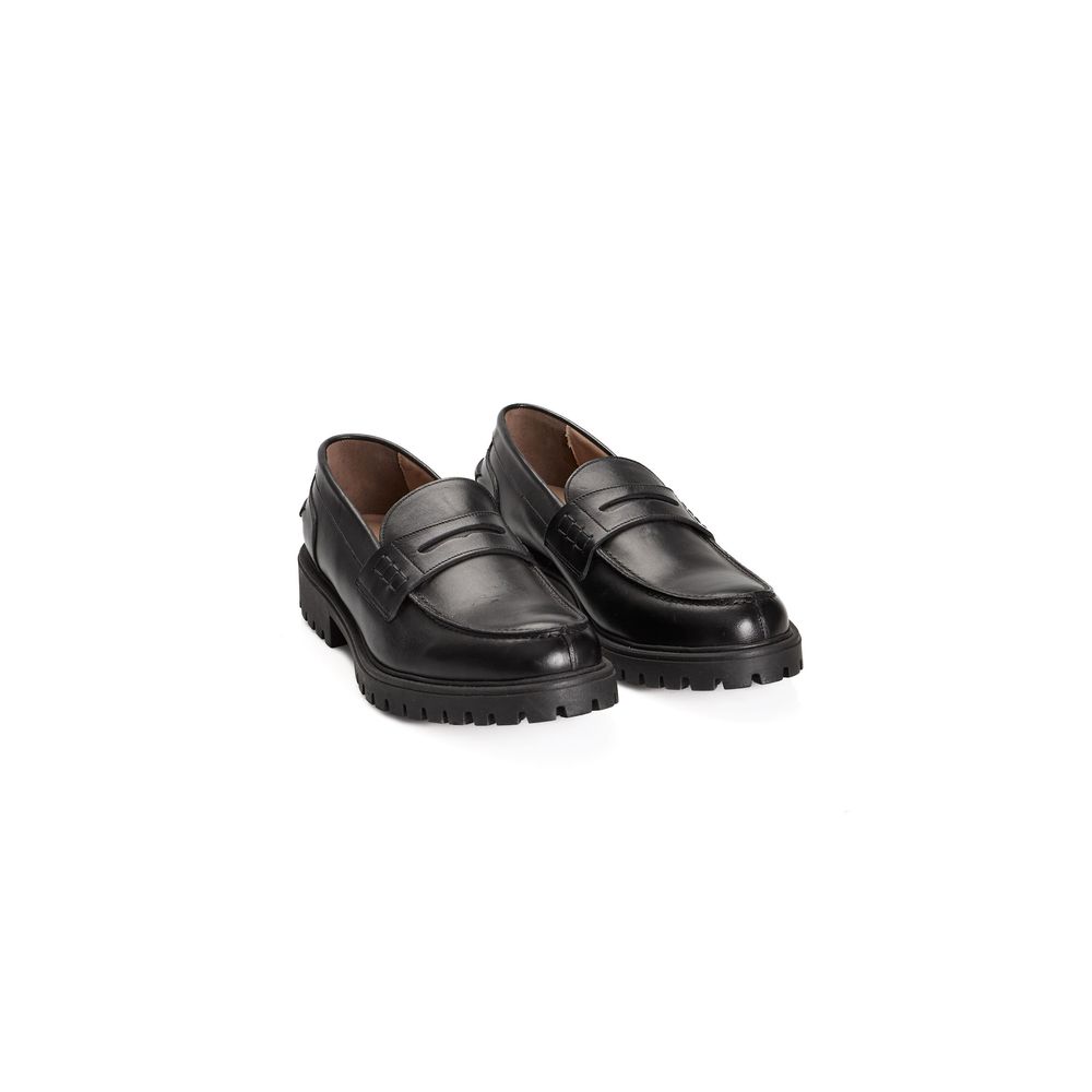 Mocassino da Uomo Roberto Pepe Luxury in Pelle di Vitello Nera