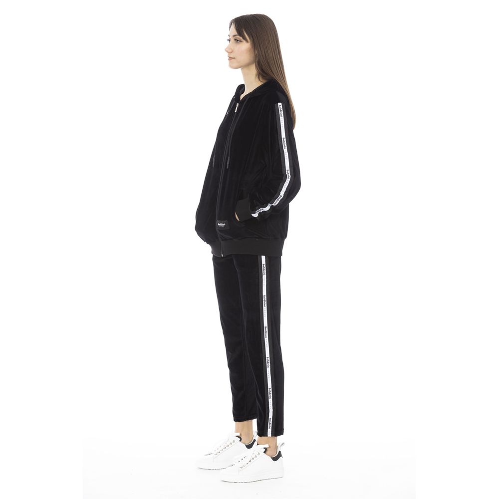Maglione da donna in cotone nero Baldinini Trend