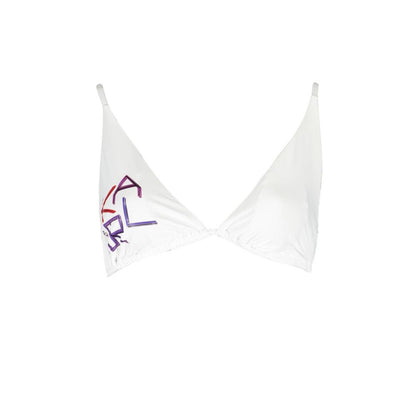 Maillot de bain femme en polyamide blanc Karl Lagerfeld
