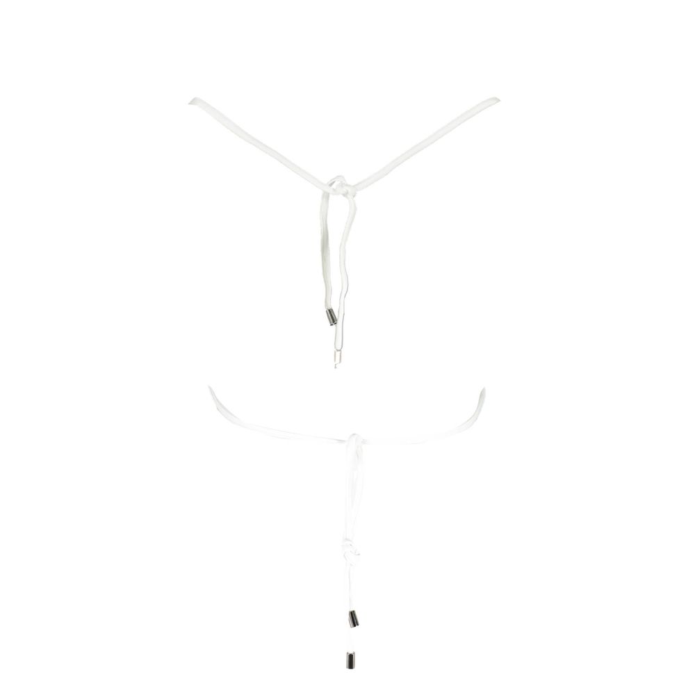 Maillot de bain femme en polyamide blanc Karl Lagerfeld