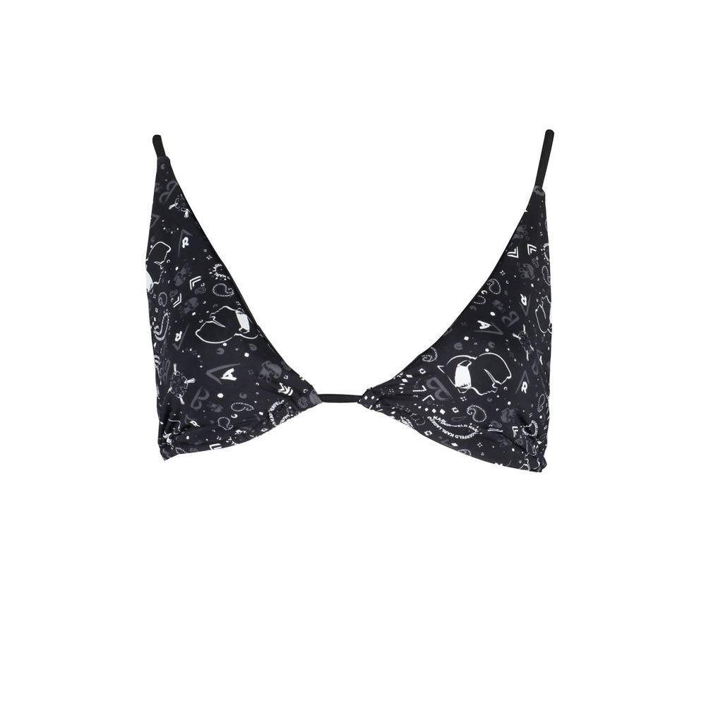 Costume da bagno da donna in poliammide nero Karl Lagerfeld