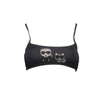 Costume da bagno da donna in poliammide nero Karl Lagerfeld
