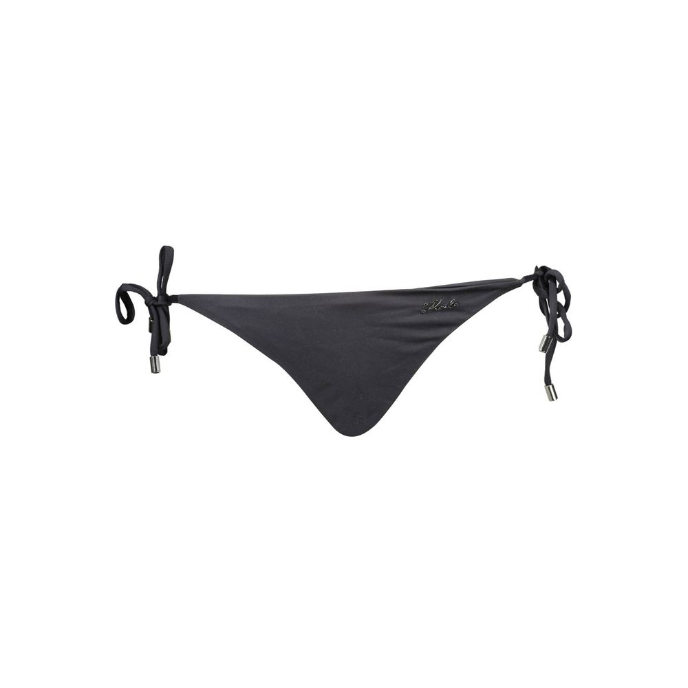Culotte de bain femme en polyamide noir Karl Lagerfeld