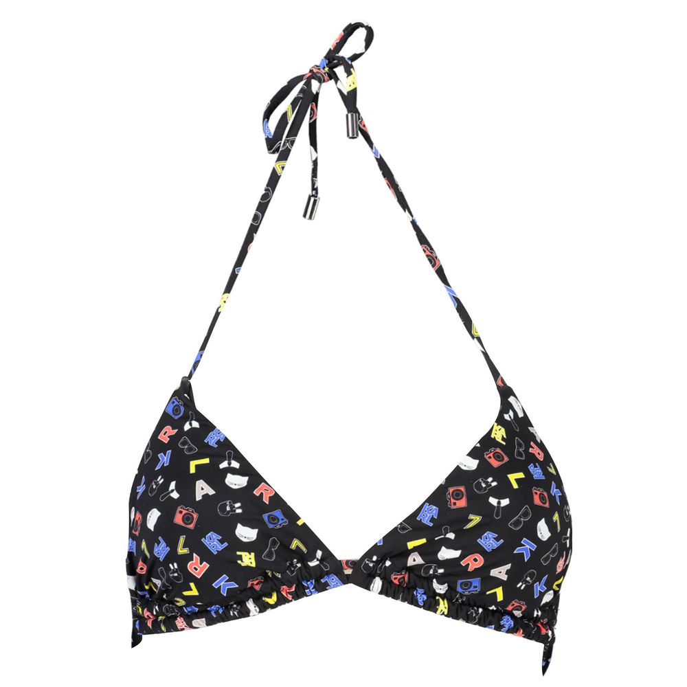Costume da bagno da donna in poliammide nero Karl Lagerfeld