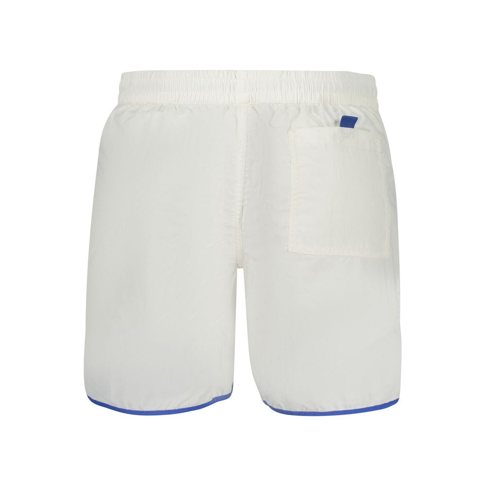 Norvège 1963 Bianco Poliammide Maillot de bain boxer pour hommes