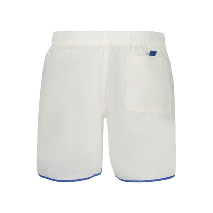 Norvège 1963 Bianco Poliammide Maillot de bain boxer pour hommes