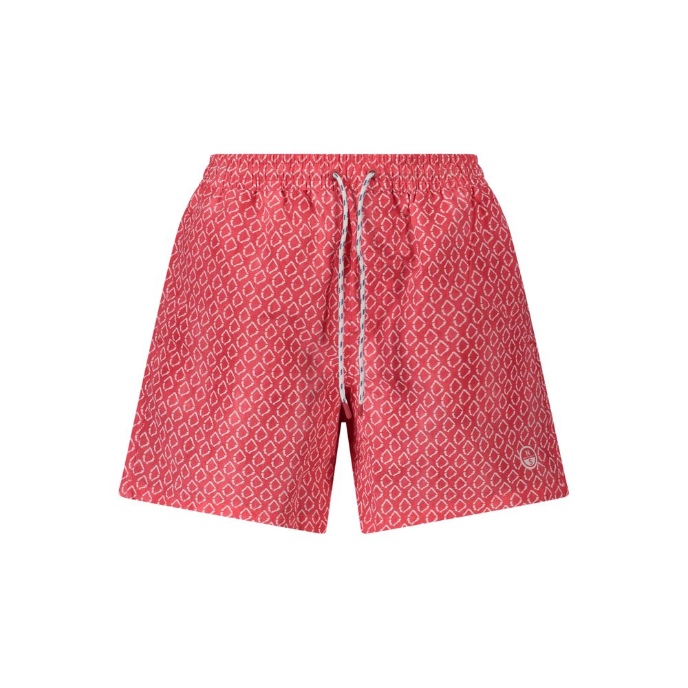 Boxer de bain pour homme North Sails en polyester rouge