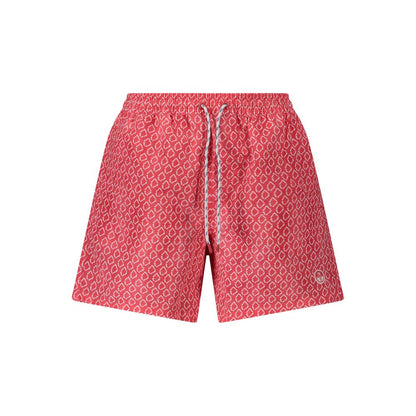 Boxer de bain pour homme North Sails en polyester rouge