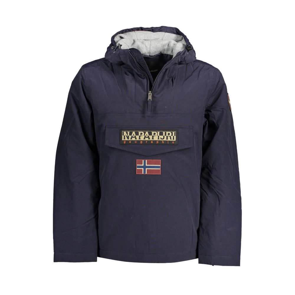 Napapijri Blu Polyamide Veste Homme