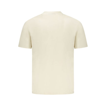 T-shirt da uomo in cotone beige Napapijri