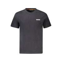 T-shirt da uomo in cotone nero Napapijri