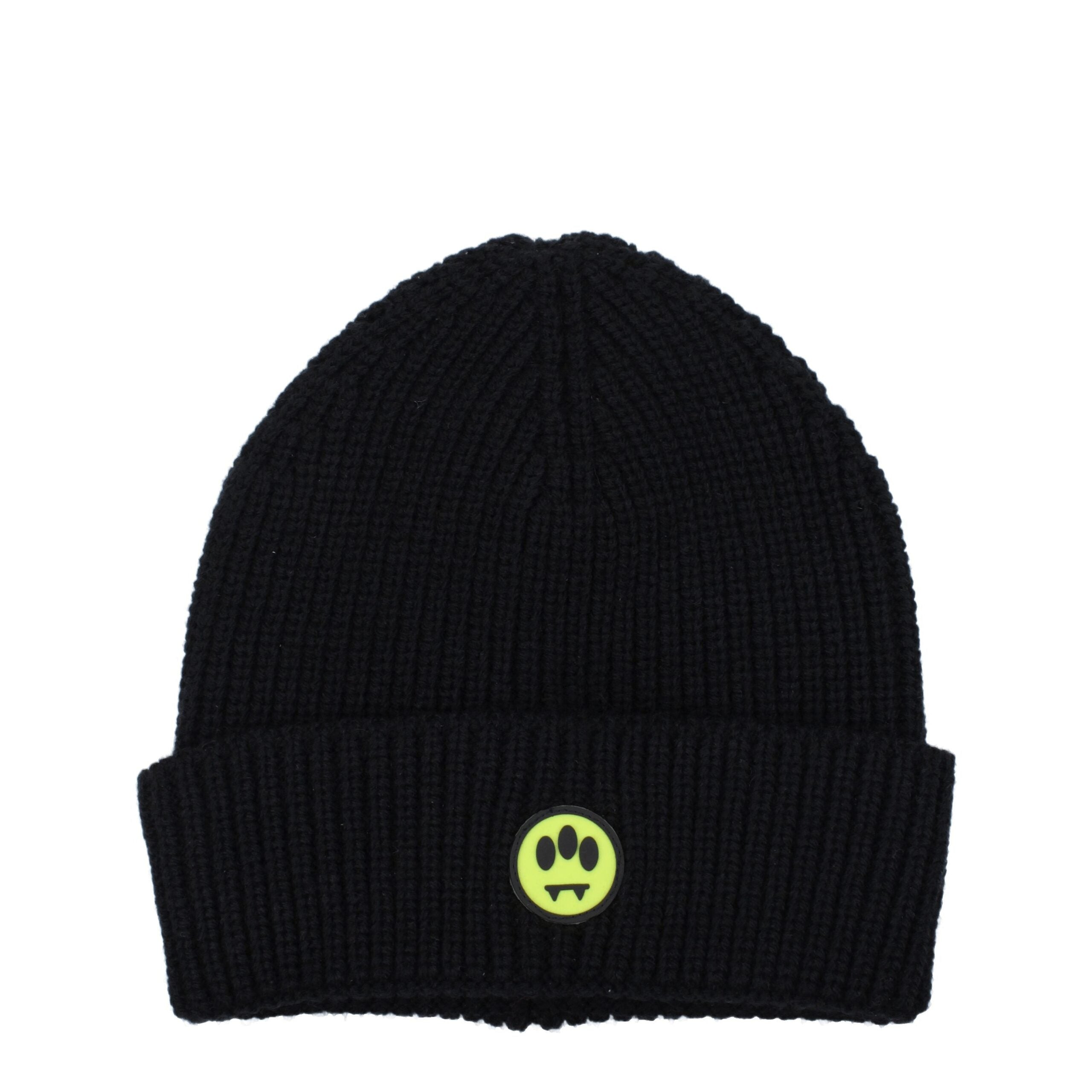 Bonnet en laine noire Barrow