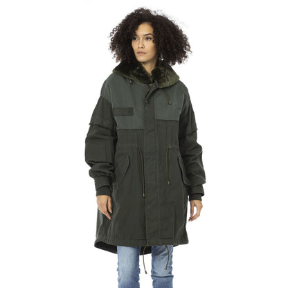 Parka en coton vert pour femme Mr&Mrs Italy