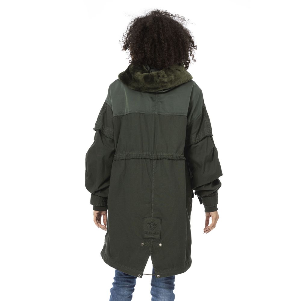Parka da donna in cotone verde Mr&Mrs Italy