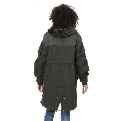 Parka en coton vert pour femme Mr&Mrs Italy