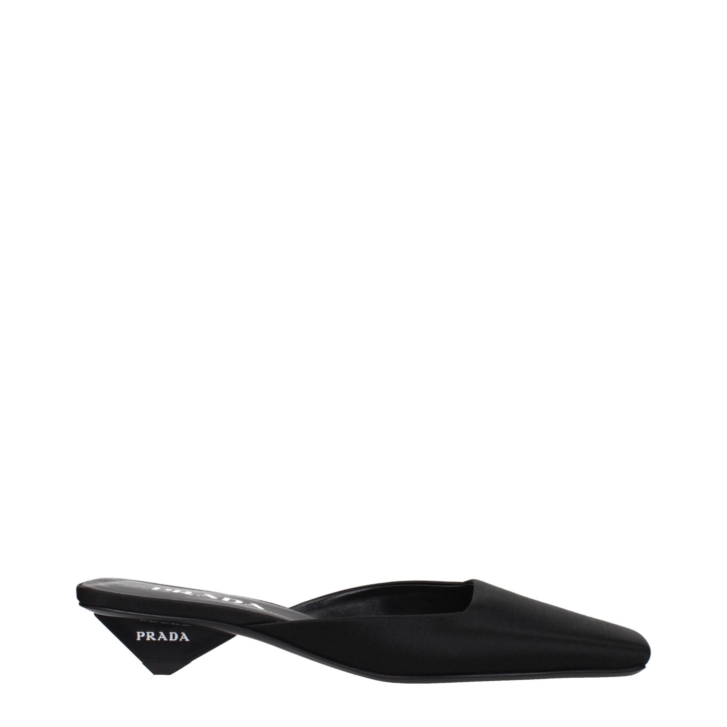 Sandali Prada in raso nero