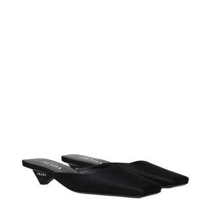 Sandali Prada in raso nero
