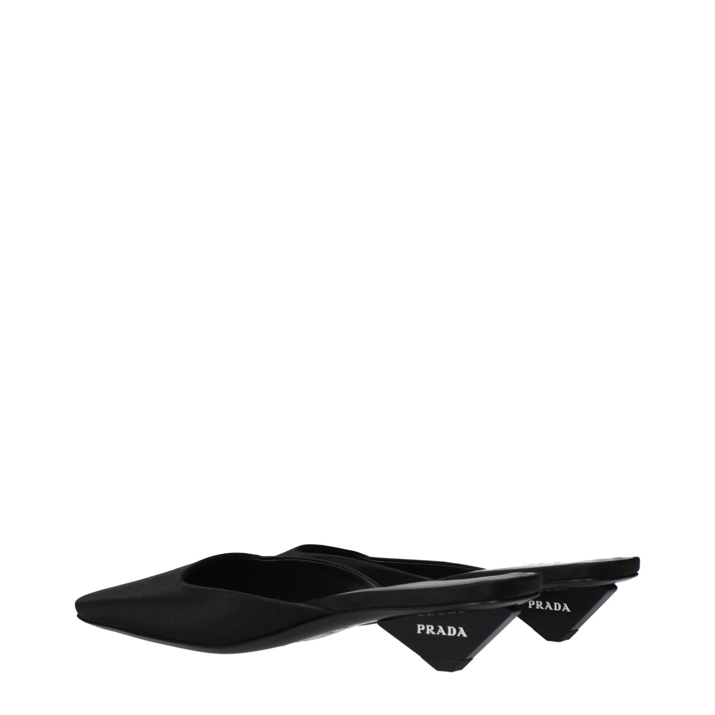 Sandali Prada in raso nero