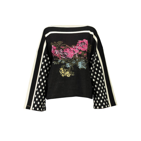 Blugirl Maglione Donna Nero in Acrilico