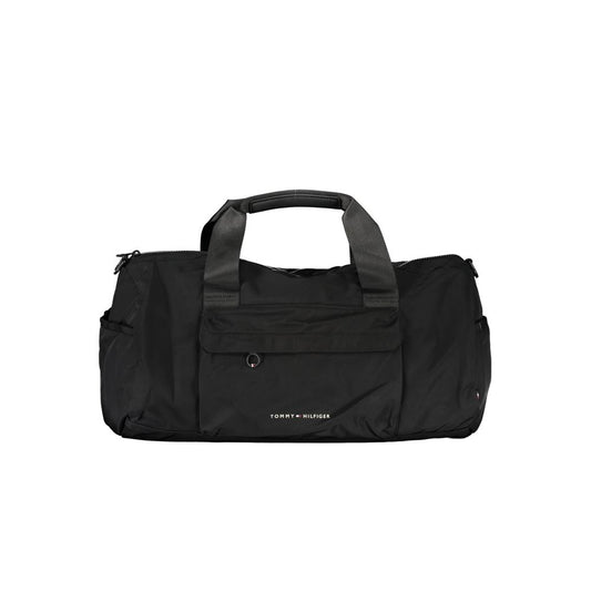 Borsa a tracolla da uomo in poliestere nero Tommy Hilfiger
