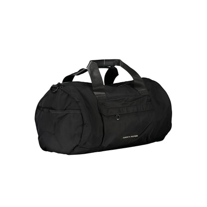 Borsa a tracolla da uomo in poliestere nero Tommy Hilfiger