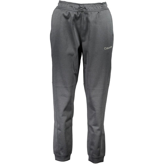 Pantaloni da tuta da donna in poliestere Calvin Klein Nero