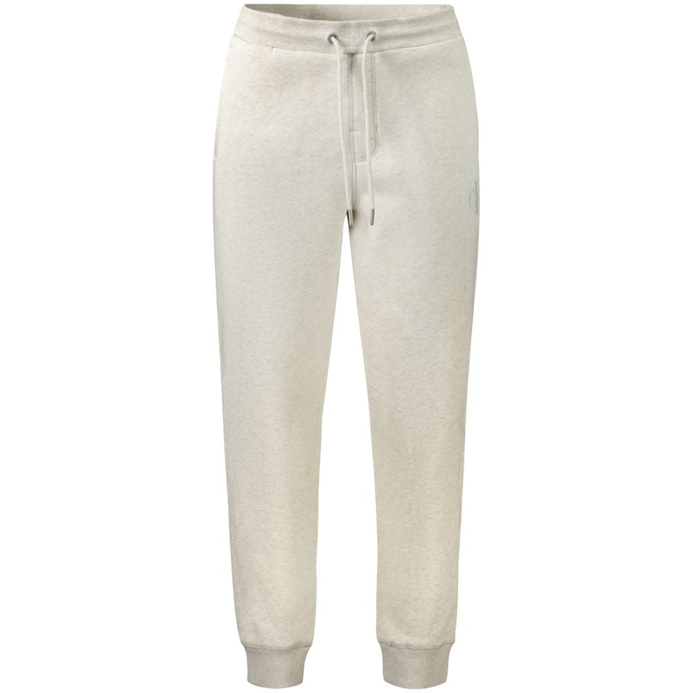 Pantalon de jogging en coton gris Calvin Klein pour homme
