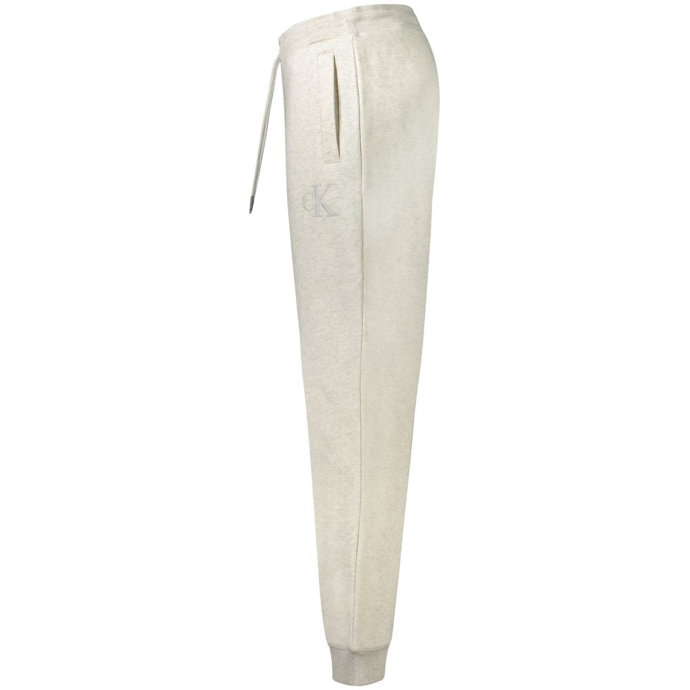 Pantalon de jogging en coton gris Calvin Klein pour homme