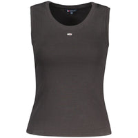 Débardeur Tommy Hilfiger noir en coton pour femme