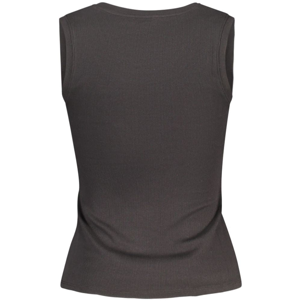 Débardeur Tommy Hilfiger noir en coton pour femme