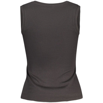 Débardeur Tommy Hilfiger noir en coton pour femme