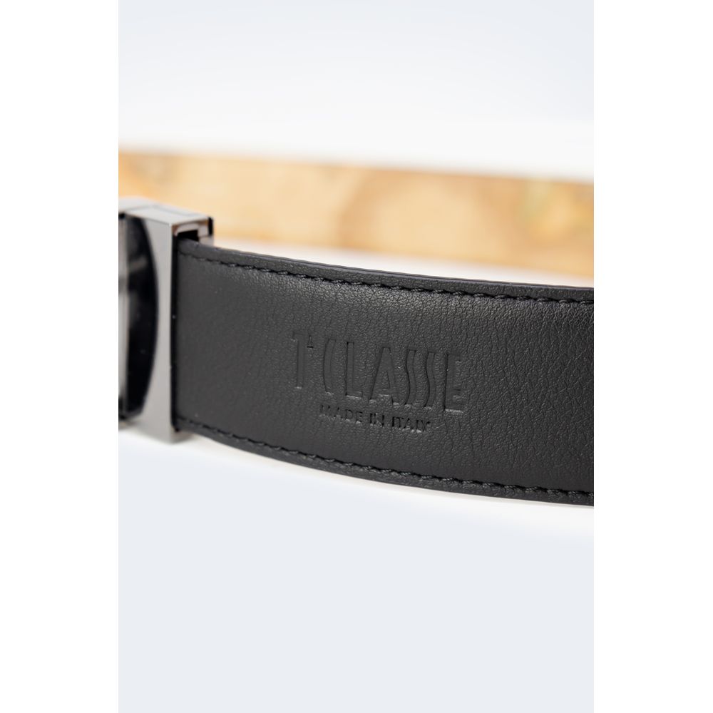 Alviero Martini Prima Classe Ceinture régulière en cuir noir