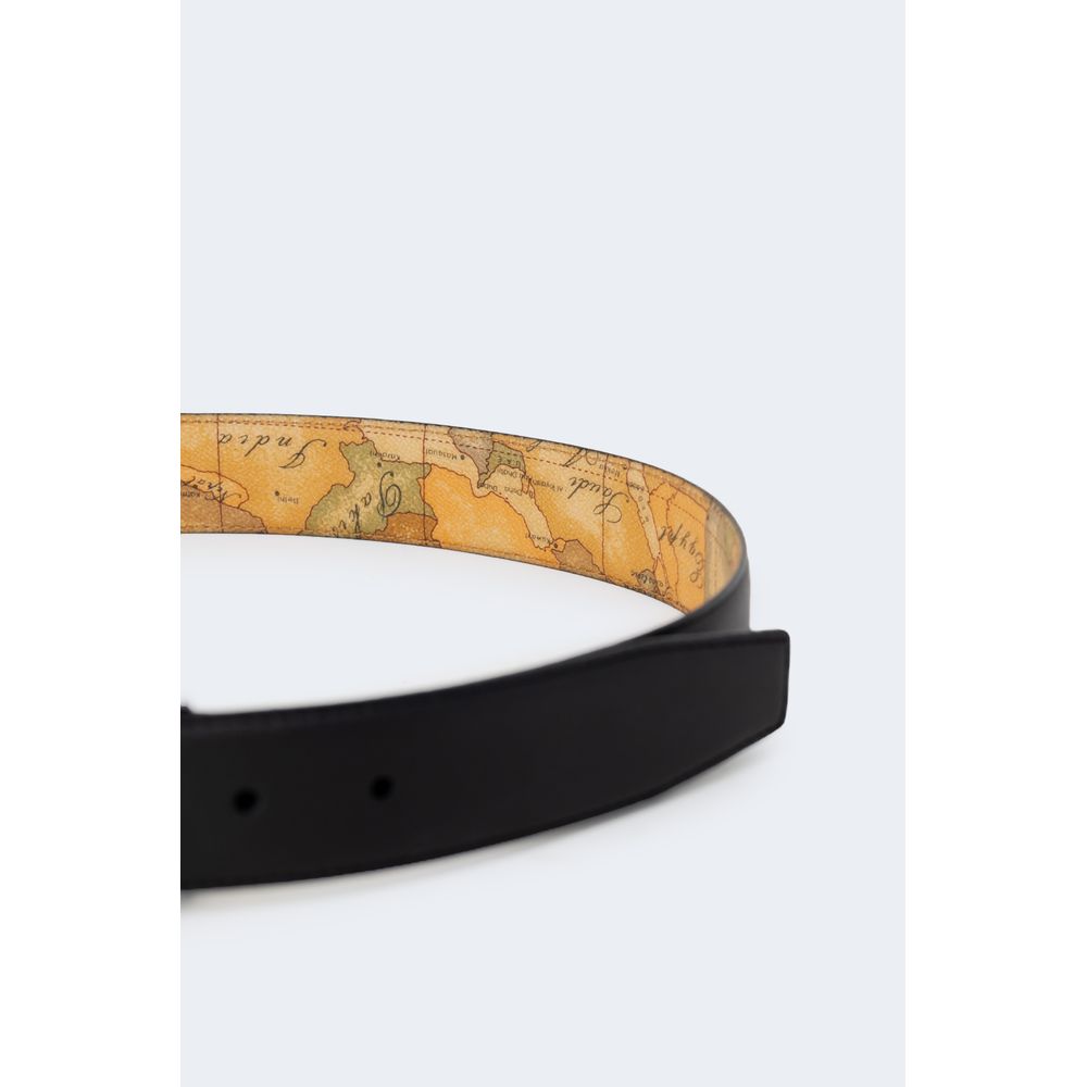 Alviero Martini Prima Classe Ceinture régulière en cuir noir