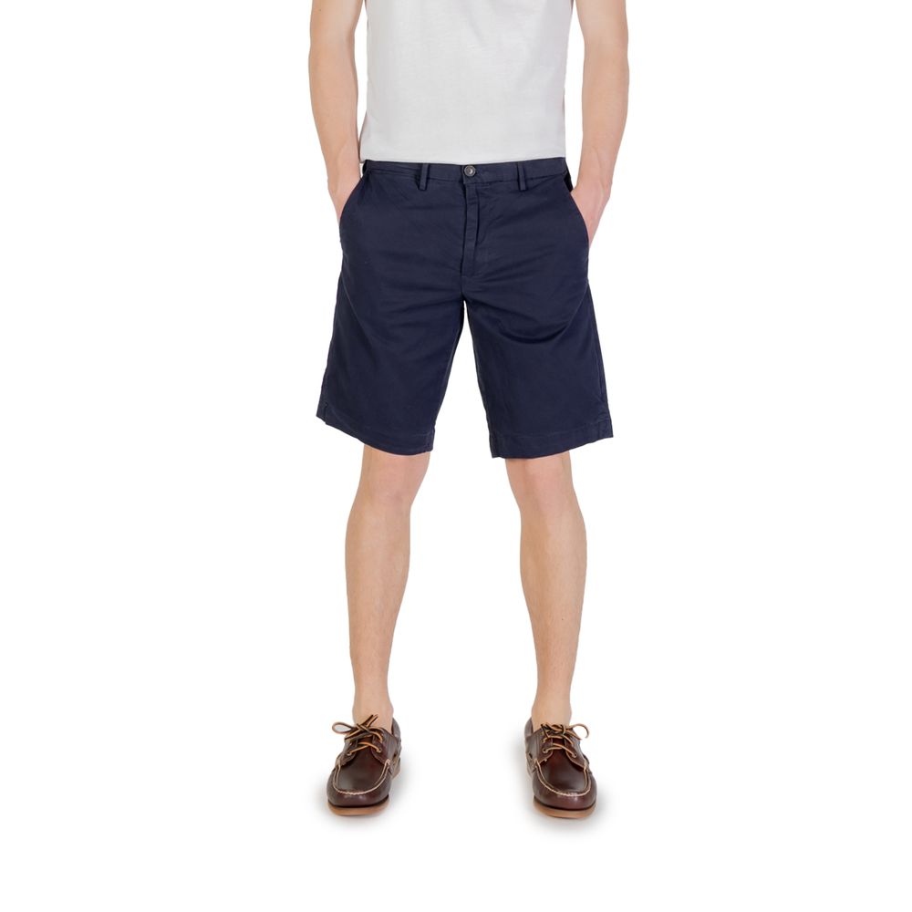 Bermuda in cotone blu Borghese