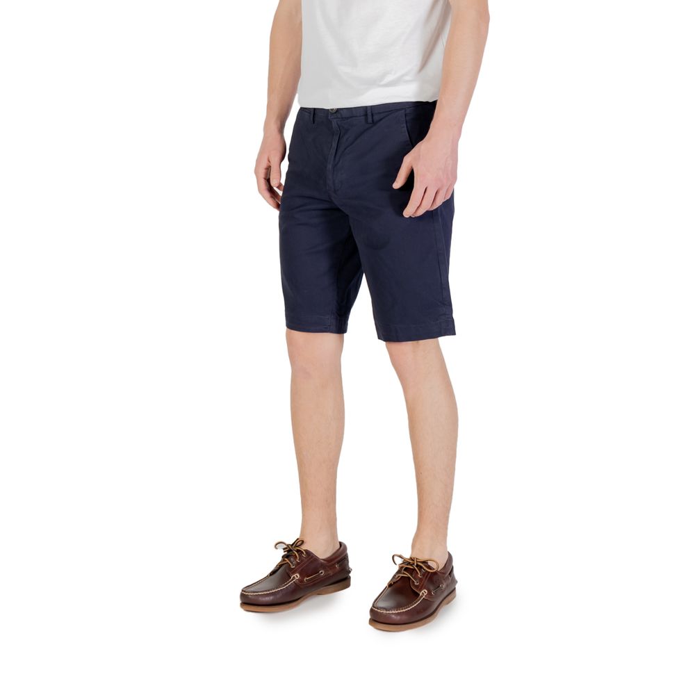 Bermuda in cotone blu Borghese