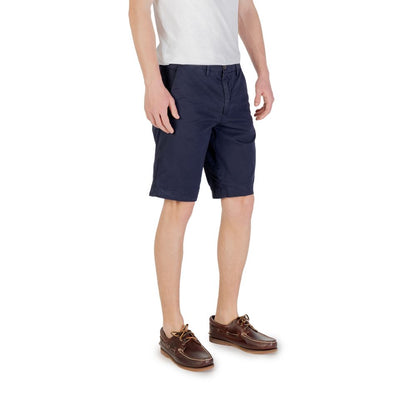 Bermuda in cotone blu Borghese