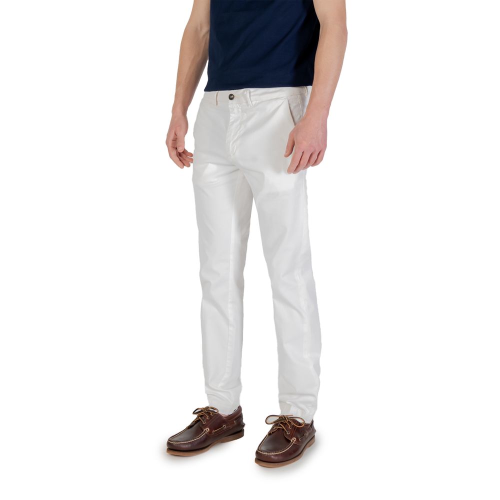 Pantaloni skinny in cotone bianco Borghese